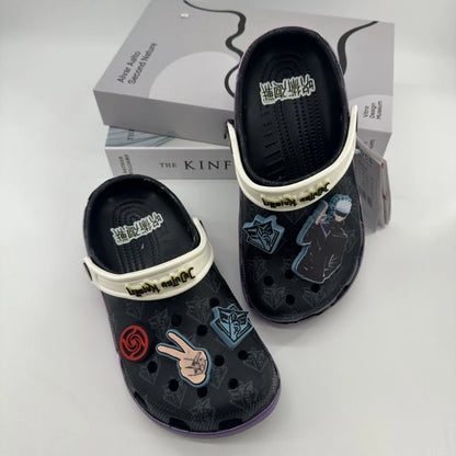 Jujutsu Kaisen Gojo Satoru EVA Clogs – Waterproof Anime Sandals & Slippers