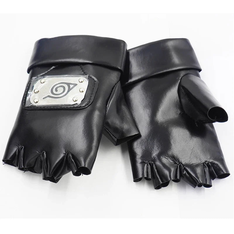 Naruto Hatake Kakashi Cosplay Set – Ninja Mask, Headband & Gloves Prop Accessories