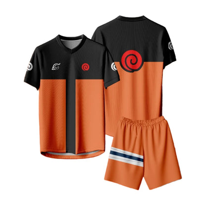 Naruto Shippuden 2-Piece T-Shirt & Shorts Athleisure Set