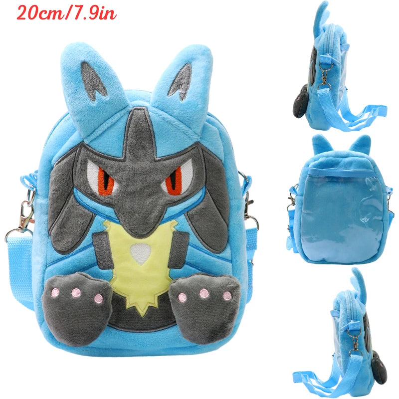 Pokémon Plush Character Shoulder Bags – Kawaii Anime Plushie Crossbody Purses