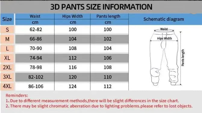 Demon Slayer Anime Jogger Pants & Shorts – Manga-Style 3D Printed Sweatpants