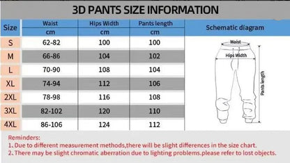 Demon Slayer Anime Jogger Pants & Shorts – Manga-Style 3D Printed Sweatpants