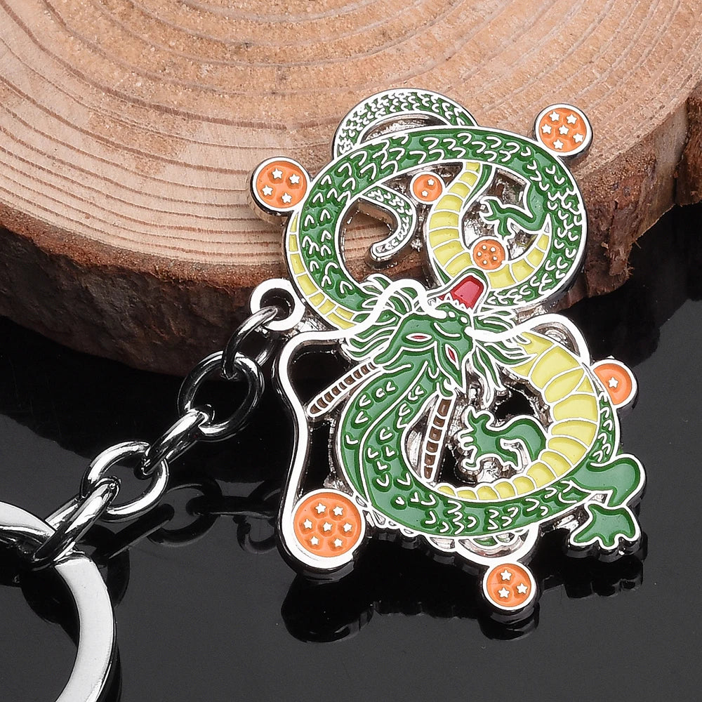 Dragon Ball Z 1-7 Star Resin Keychain & Pendant Set – Premium 3D Anime Dragon Ball Keyring Collectibles