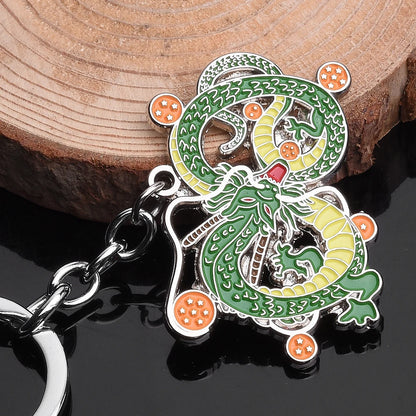 Dragon Ball Z 1-7 Star Resin Keychain & Pendant Set – Premium 3D Anime Dragon Ball Keyring Collectibles