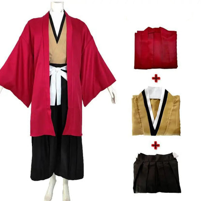 Demon Slayer Yoriichi Tsugikuni Cosplay Costume – Kimono & Wig Set
