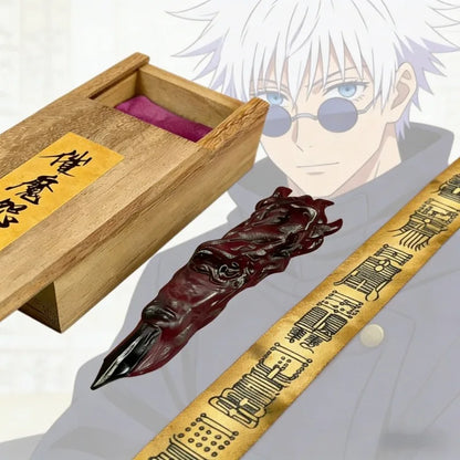 Jujutsu Kaisen Ryomen Sukuna Cursed Finger Replica & Wooden Display Box