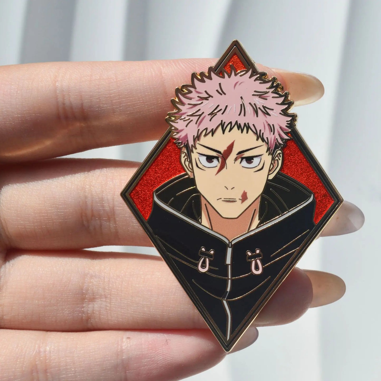 Jujutsu Kaisen Enamel Pin Badge Set – Gojo, Sukuna, Toji & Megumi Brooches