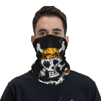 One Piece Anime Bandana Neck Gaiter – Seamless Balaclava Face Mask Scarf
