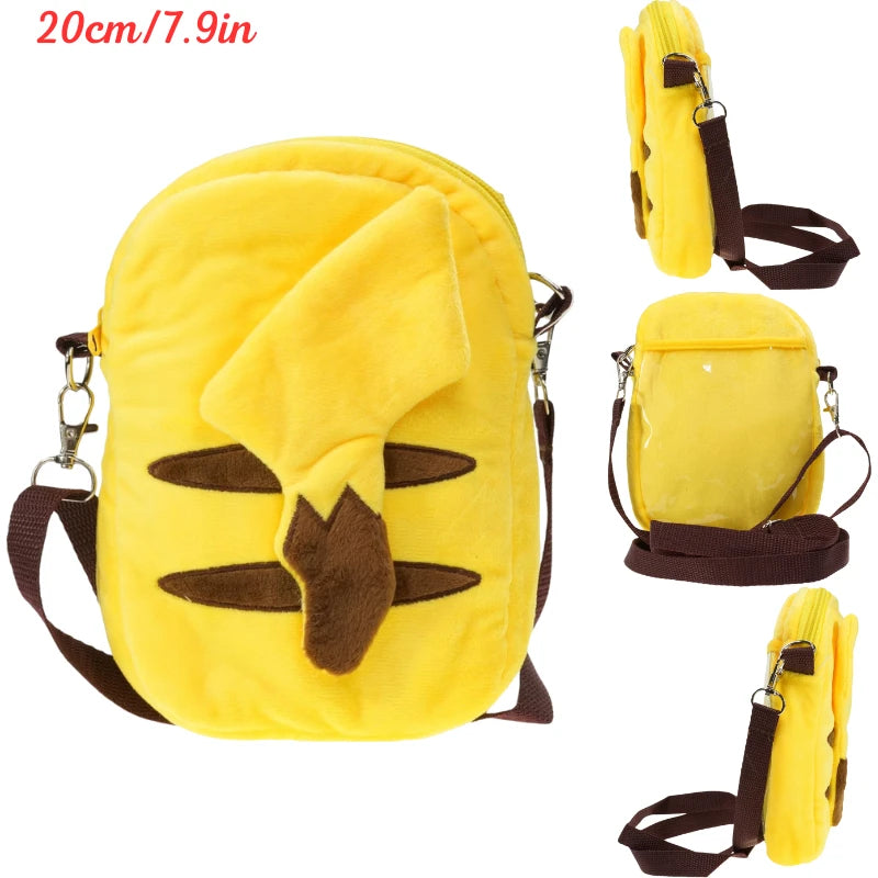 Pokémon Plush Character Shoulder Bags – Kawaii Anime Plushie Crossbody Purses