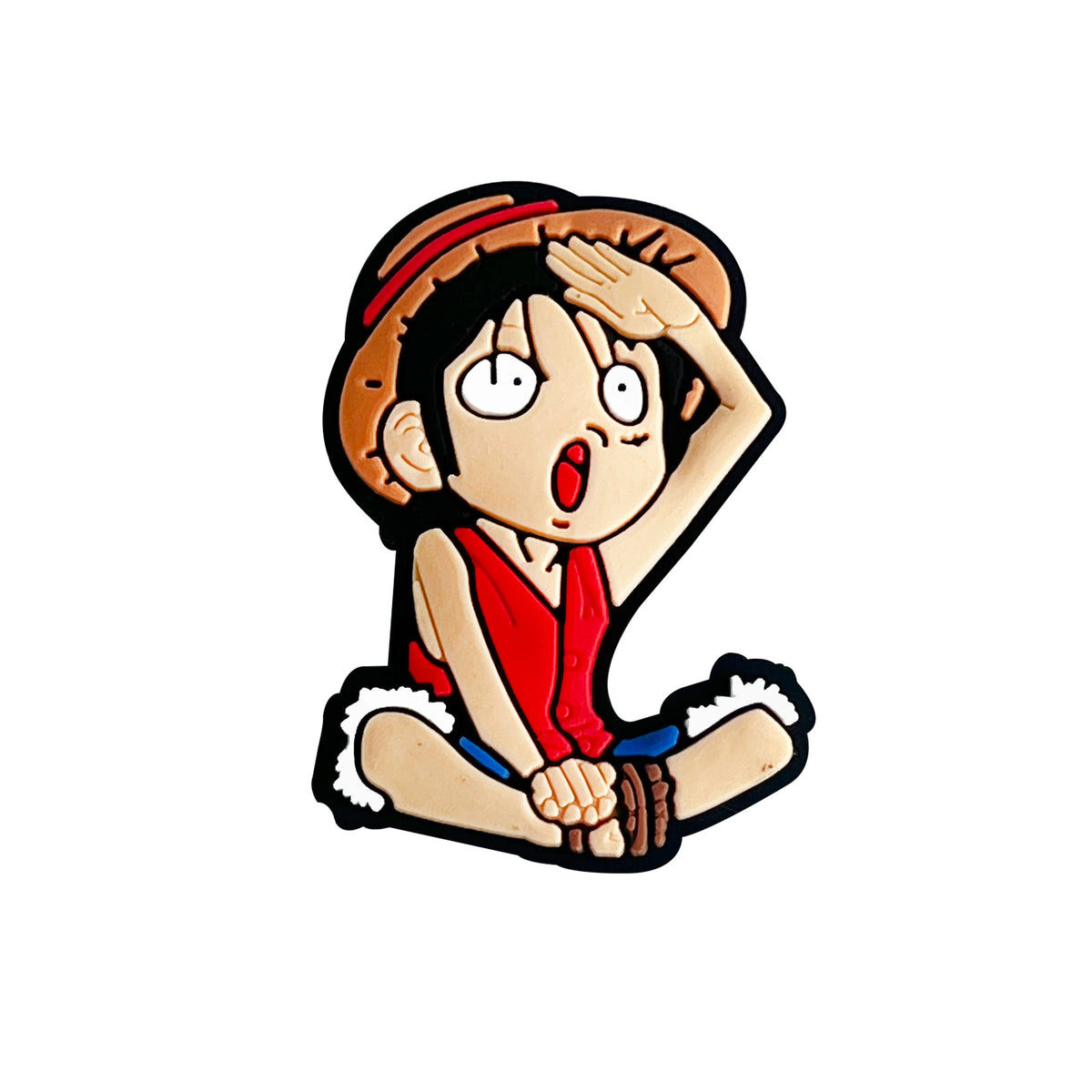One Piece Anime PVC Clog Shoe Charms – Luffy, Zoro, Chopper & Crew Accessories