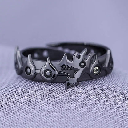 The Seven Deadly Sins Meliodas Cosplay Ring – Adjustable Dragon's Sin of Wrath Jewelry