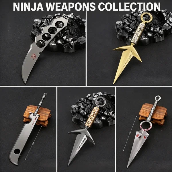 Naruto Minato Flying Thunder God Kunai – Rotatable Metal Ninja Weapon Replica