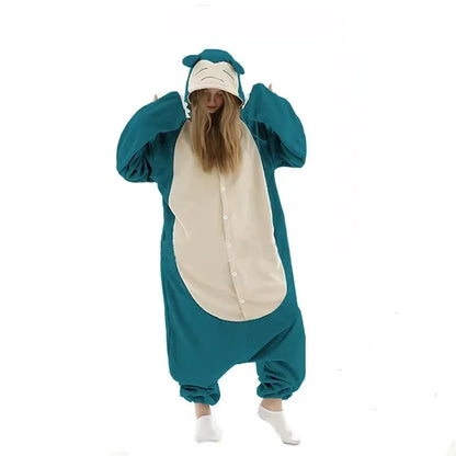 Pokemon Adult Cosplay Kigurumi Onesie – Anime Fleece Pajamas Jumpsuit