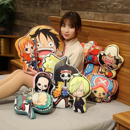 One Piece Kawaii Plush Pillow Cushion Doll – Soft Anime Stuffed Toy