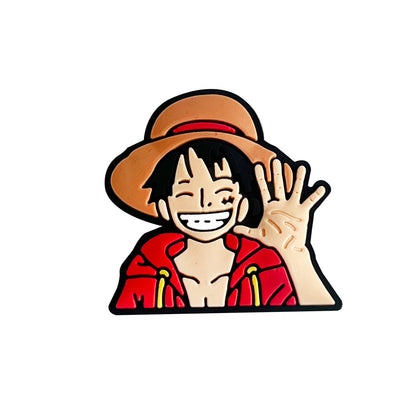 One Piece Anime PVC Clog Shoe Charms – Luffy, Zoro, Chopper & Crew Accessories