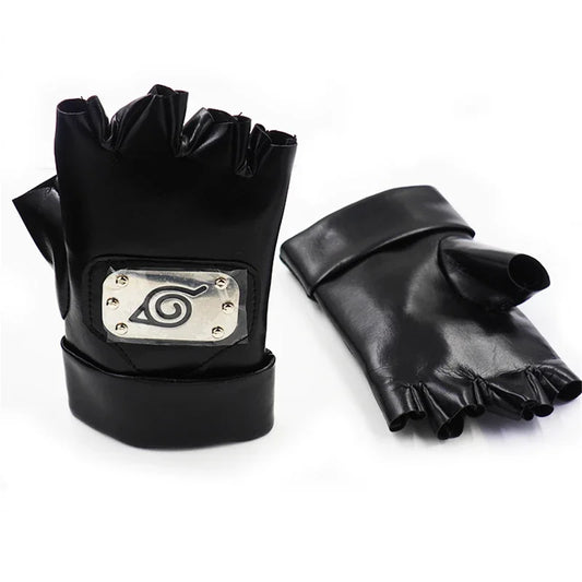 Naruto Hatake Kakashi Cosplay Set – Ninja Mask, Headband & Gloves Prop Accessories
