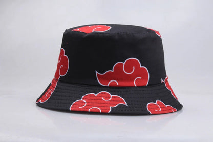 Japanese Cloud Art Outdoor Bucket Hat – Anime Streetwear Fisherman Sun Cap