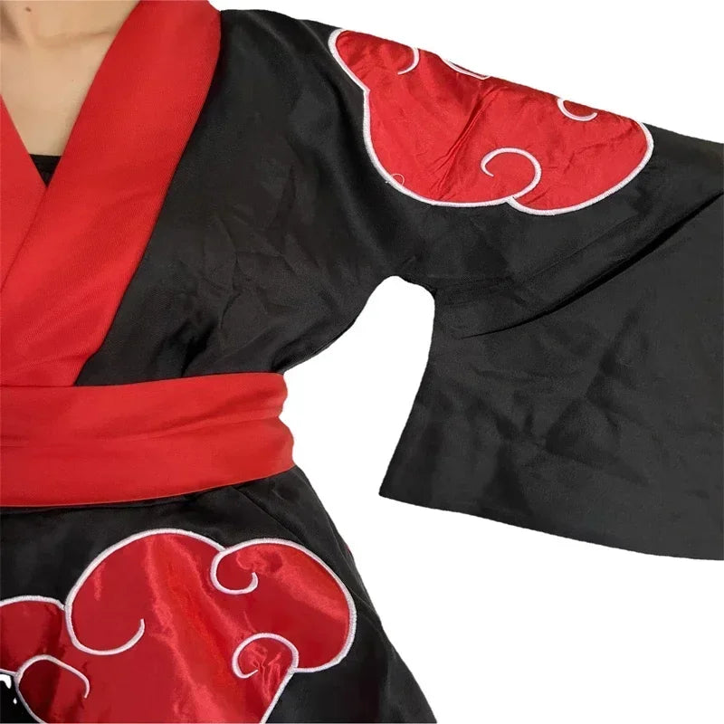 Akatsuki Cosplay Kimono Dress – Anime Festival Uniform Skirt Suit