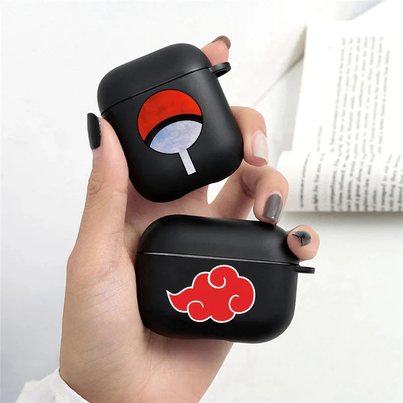 Naruto Akatsuki Silicone AirPods Case – Soft TPU Protective Cover for AirPods 1/2/3 & Pro/Pro 2
