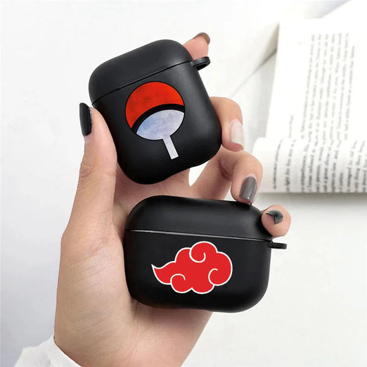 Naruto Akatsuki Silicone AirPods Case – Soft TPU Protective Cover for AirPods 1/2/3 & Pro/Pro 2