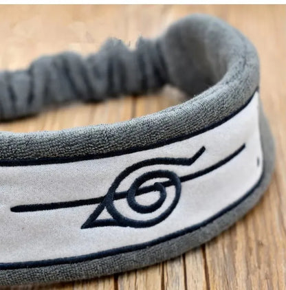 Naruto Ninja Symbol Cotton Headband Snood | Konoha Cosplay Hairband