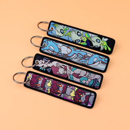 Pokémon Embroidered Double-Sided Jet Tag Keychain