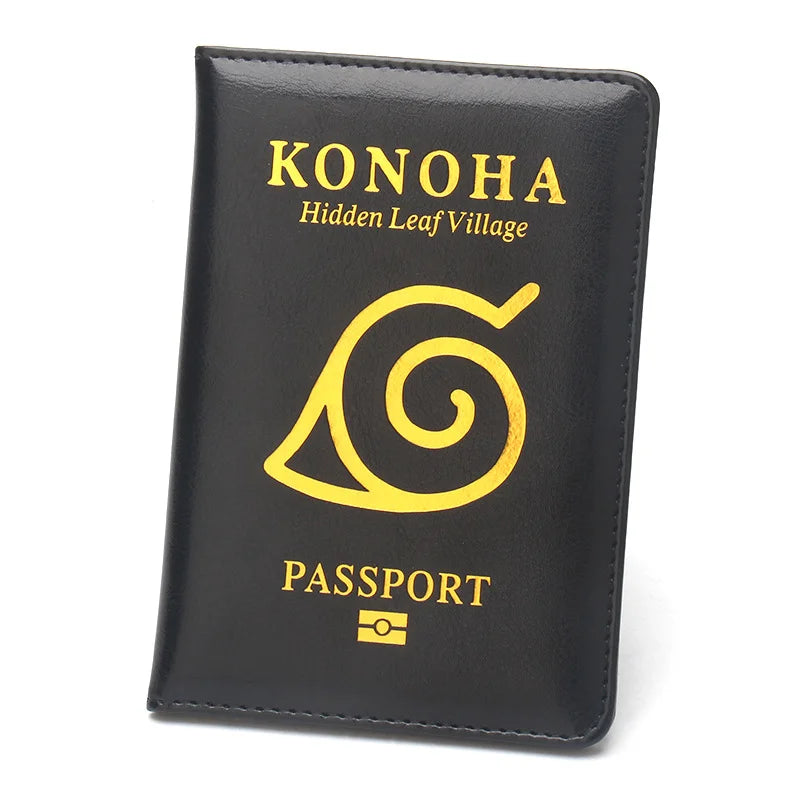 Naruto Konohagakure Hidden Leaf Village Anime Passport Cover – Travel Wallet Case