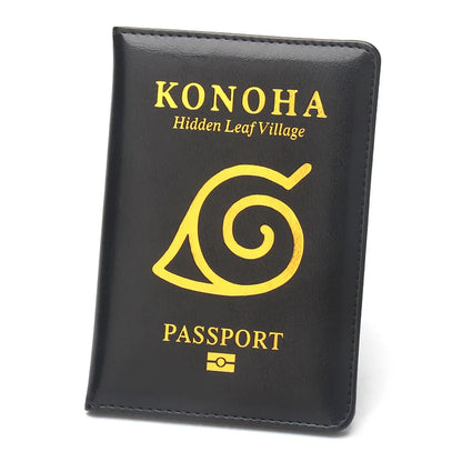 Naruto Konohagakure Hidden Leaf Village Anime Passport Cover – Travel Wallet Case