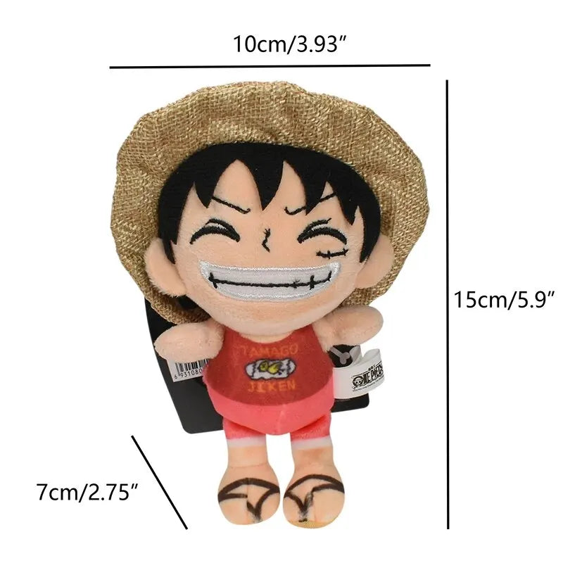 One Piece Plush Backpack Pendant Keychain – Mini Stuffed Anime Charm