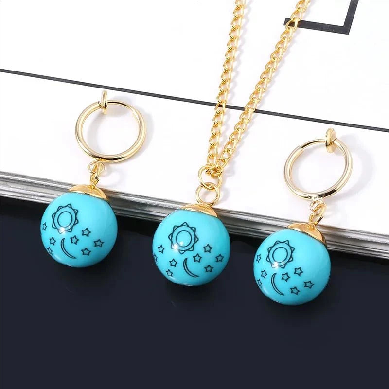 The Seven Deadly Sins Elizabeth Liones Cosplay Necklace & Earrings