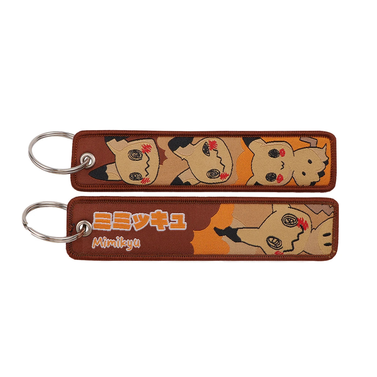 Pokémon Embroidered Double-Sided Jet Tag Keychain