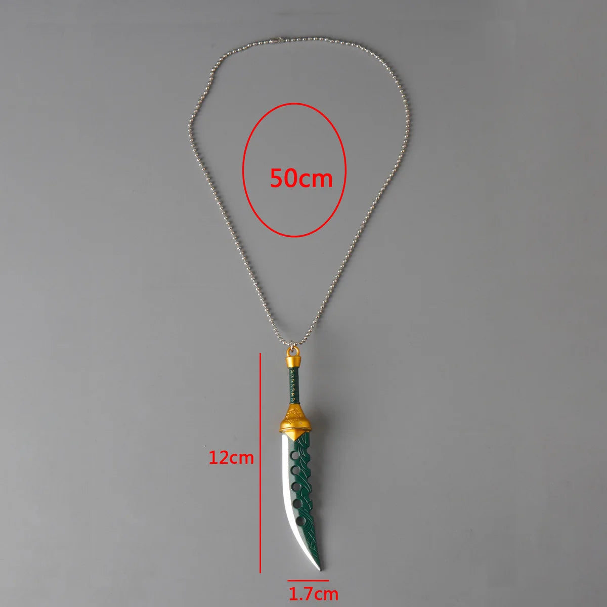 The Seven Deadly Sins Meliodas Lostvayne Sword – Anime Metal Weapon Keychain & Necklace