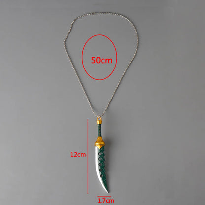 The Seven Deadly Sins Meliodas Lostvayne Sword – Anime Metal Weapon Keychain & Necklace