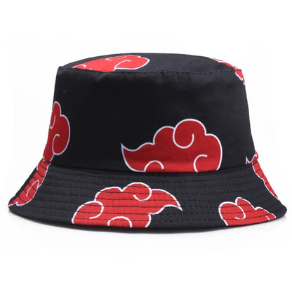 Japanese Cloud Art Outdoor Bucket Hat – Anime Streetwear Fisherman Sun Cap