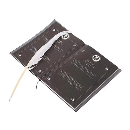Death Note Replica Notebook Set – Anime Cosplay Journal & Quill Pen Prop