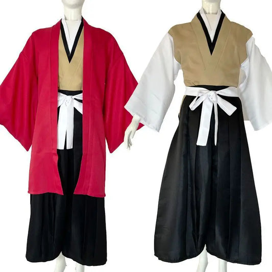 Demon Slayer Yoriichi Tsugikuni Cosplay Costume – Kimono & Wig Set