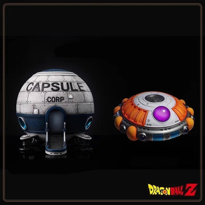 Dragon Ball Z Gravity Spaceship Ashtray & Capsule Corp Storage Container