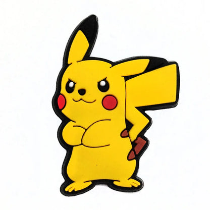 Pokémon PVC Clog Shoe Charms – Cartoon Pikachu & Monster Ball Accessories