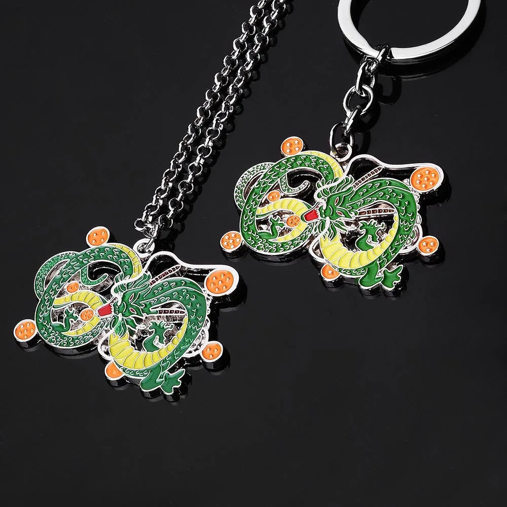 Dragon Ball Z 1-7 Star Resin Keychain & Pendant Set – Premium 3D Anime Dragon Ball Keyring Collectibles