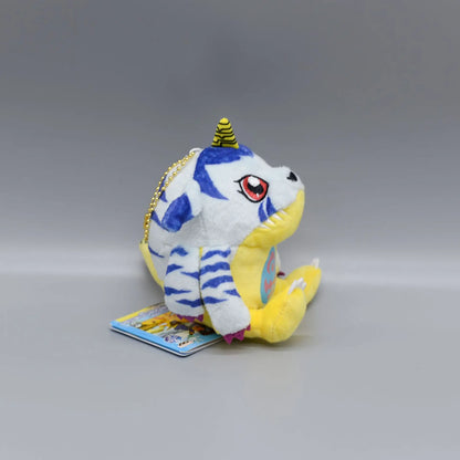Digimon Adventure Plush Keychain – Classic Anime Mascot Character Pendant
