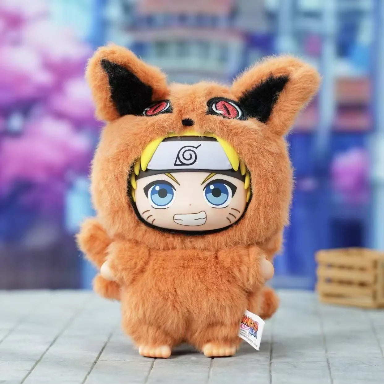 Naruto Uzumaki in Kurama Nine-Tails onesie plush pendant - Shinobi Domain Beast Party Series
