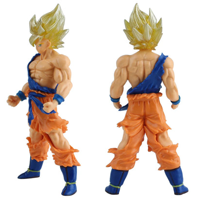 Dragon Ball Z Super Saiyan Action Figures – 18cm Collectible PVC Battle Models (Goku, Vegeta, Broly)