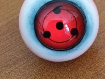 Naruto Sharingan & Rinnegan Eyeball Prop – Realistic Anime Display Sphere