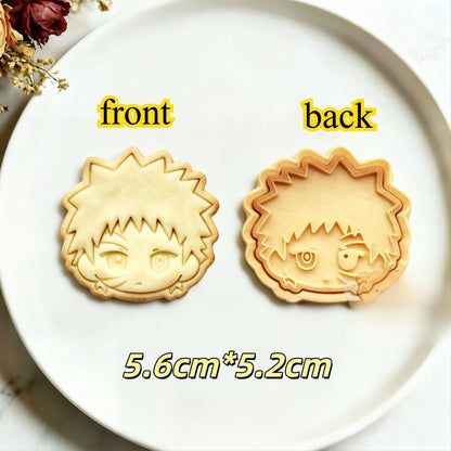 Naruto Anime Character Cookie Cutters & Biscuit Molds – DIY Baking Stamp Set