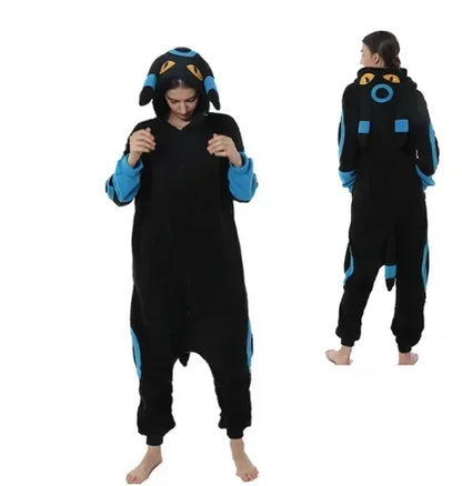 Pokemon Adult Cosplay Kigurumi Onesie – Anime Fleece Pajamas Jumpsuit