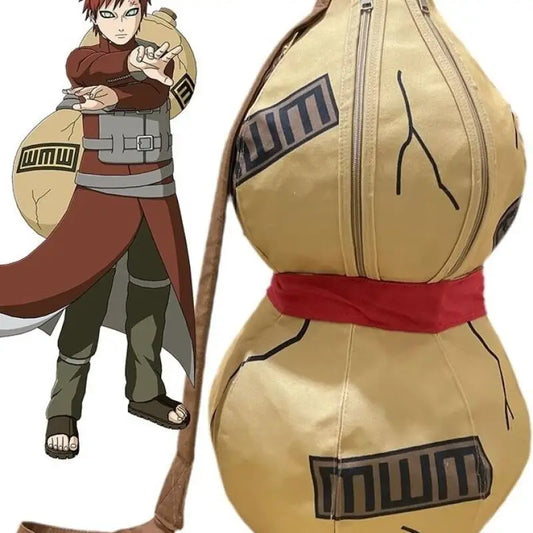 Naruto Gaara Sand Gourd Backpack – Anime Cosplay Prop Rucksack & Travel Bag