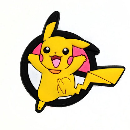 Pokémon PVC Clog Shoe Charms – Cartoon Pikachu & Monster Ball Accessories