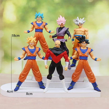 Dragon Ball Z Super Saiyan Action Figures – 18cm Collectible PVC Battle Models (Goku, Vegeta, Broly)