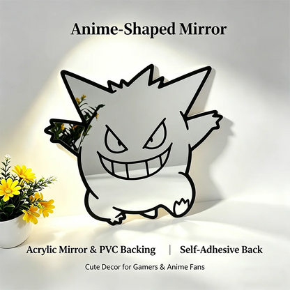 One Piece & Anime Acrylic Wall Mirror – HD UV Print Room & Gaming Decor
