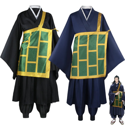 Jujutsu Kaisen Geto Suguru Cosplay Costume – Anime Buddhist Robe Uniform Set